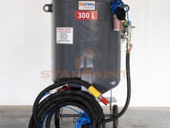 Mobile Druckstrahl Sandstrahlanlage STARPAINT Industries Austria, Germany, Switzerland,