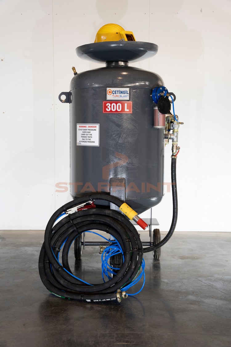 STARPAINT Industries Industrieausrüster für Oberflächentechnik in der Lackindustrie Austria, Germany, Switzerland, Netherlands, France, Belguim, Czechia, Poland, EU. Mobile Druckstrahl Sandstrahlanlage STARPAINT Industries Austria, Germany, Switzerland,