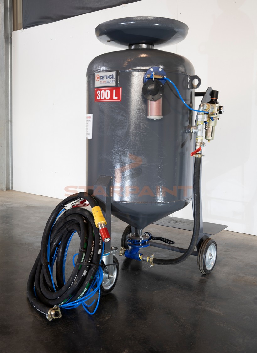STARPAINT Industries Industrieausrüster für Oberflächentechnik in der Lackindustrie Austria, Germany, Switzerland, Netherlands, France, Belguim, Czechia, Poland, EU. Mobile Druckstrahl Sandstrahlanlage STARPAINT Industries Austria, Germany, Switzerland,