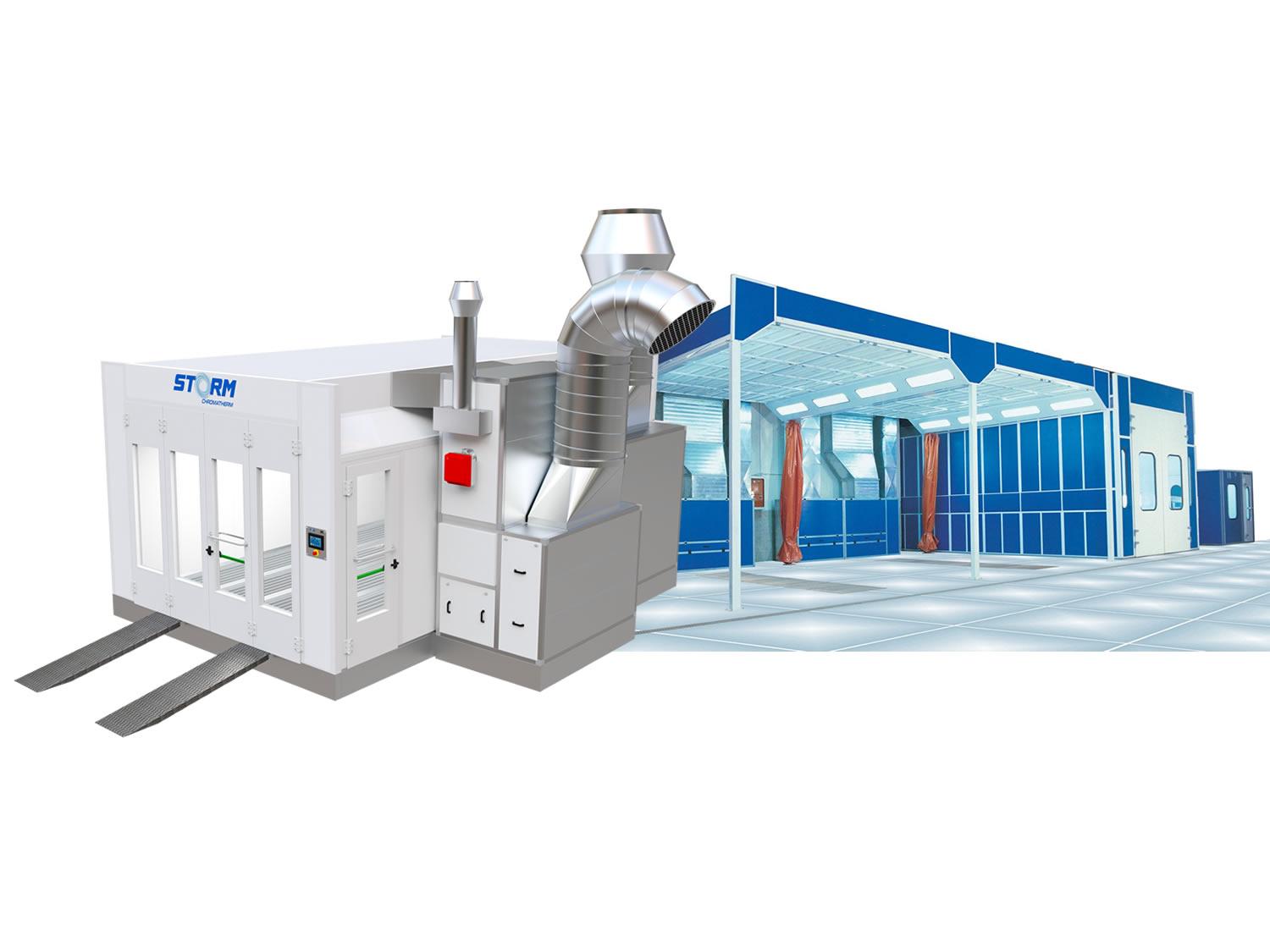 lackier und vorb wh Lackier- und Trocknungsanlagen ■ Storm Deutschland Ihr professioneller Anbieter für hochwertige Lackierkabinen ■ Chromatherm Lackierkabine ■ Lackierarbeitsplätze (MFA) ■ Lackier Zubehör