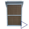 Industrielle Lackierkabine, Lackierkabine, Farbnebel, Zuluft, Abluftsystem, Absauganlage,