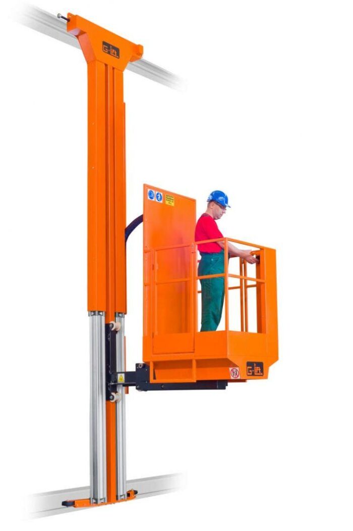 Pneumatischen Arbeitsbühne Plattformen Wandlift Airstroke Simple